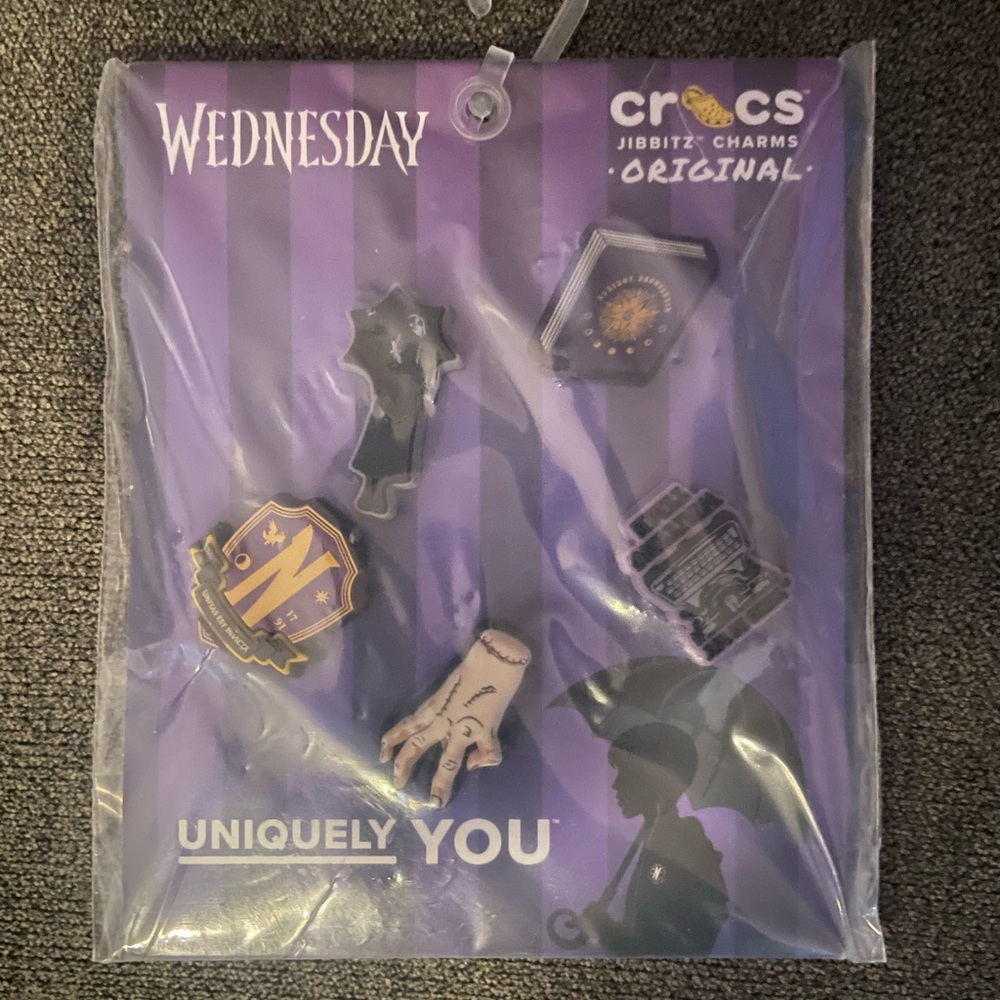CROCS Purple Wednesday Jibbitz Charms